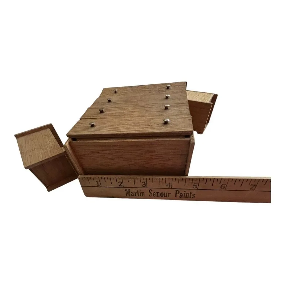 wooden pressboard miniature doll furniture Dresser & book‎ shelves